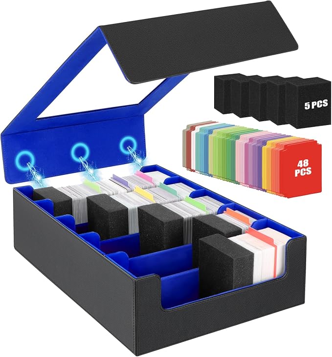AOBOPLE Trading Card Storage Box, 3900+ Card Box Storage by AOBOPLE