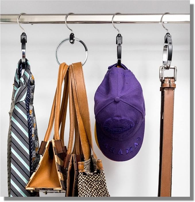 Multipurpose Closet Hangers- Tie and Belt Hanger - Image 9