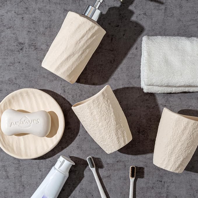 Bathroom Accessories Set, Toothbrush Holder, Bar Soap Dish Holder Saver - Image 7