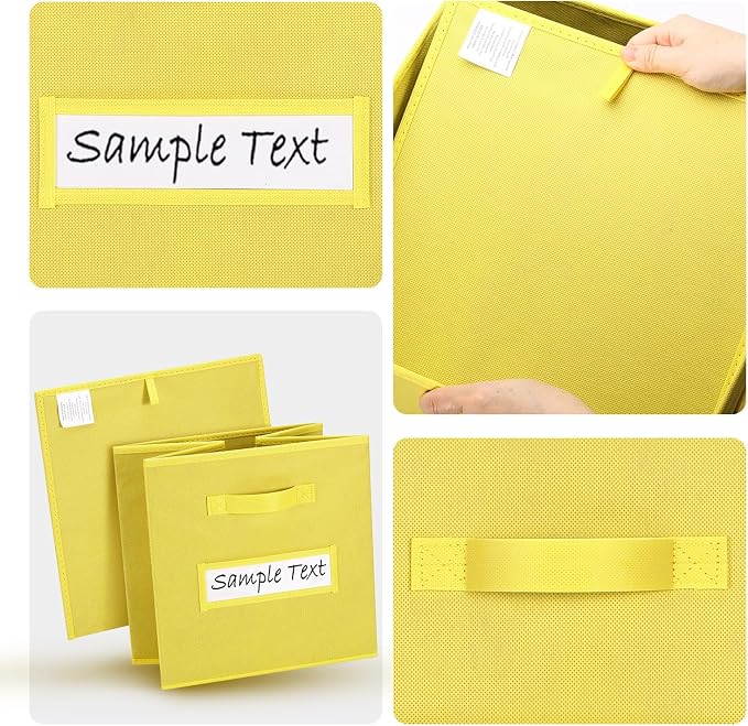 artsdi 13x13 storage cube bins Foldable Fabric storage cubes - Image 3