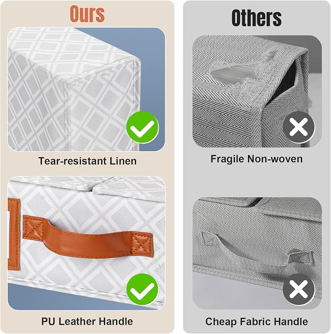 1 Pack Bed Sheet Organizers and Storage, Sheet Organizer - Image 2