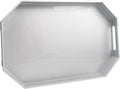 Spsyrine Silver Plastic Serving Tray by Spsyrine
