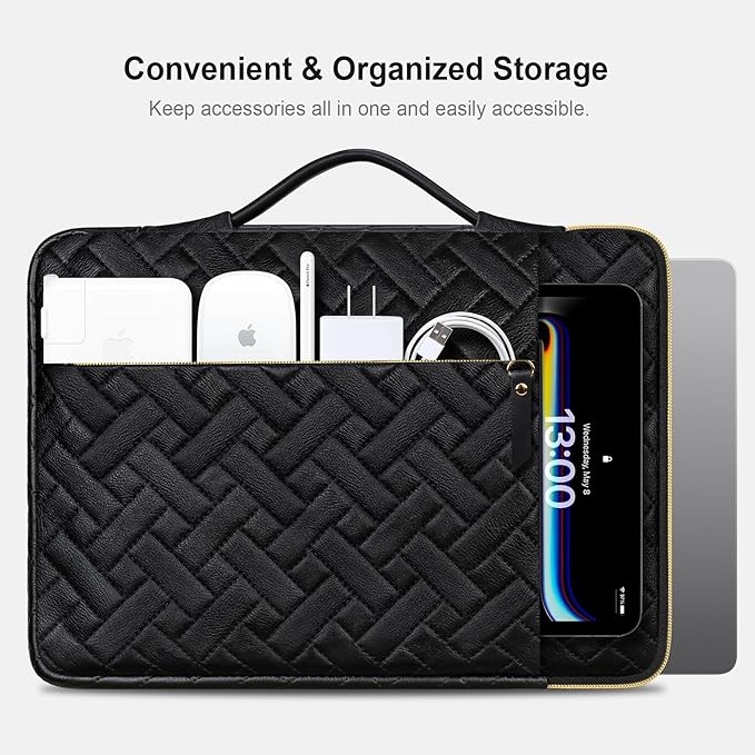 Lacdo 360° Protective 14 Inch Laptop Sleeve Case - Image 3