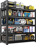 59" W Garage Shelving, 5-Tier Heavy Duty Shelving Unit, 3000LBS Adjustable by Unknown