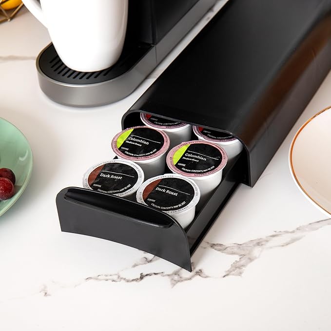 Mind Reader Anchor Collection, Single Serve Coffee Pod Drawer, 12-14 Coffee Pod - Image 8
