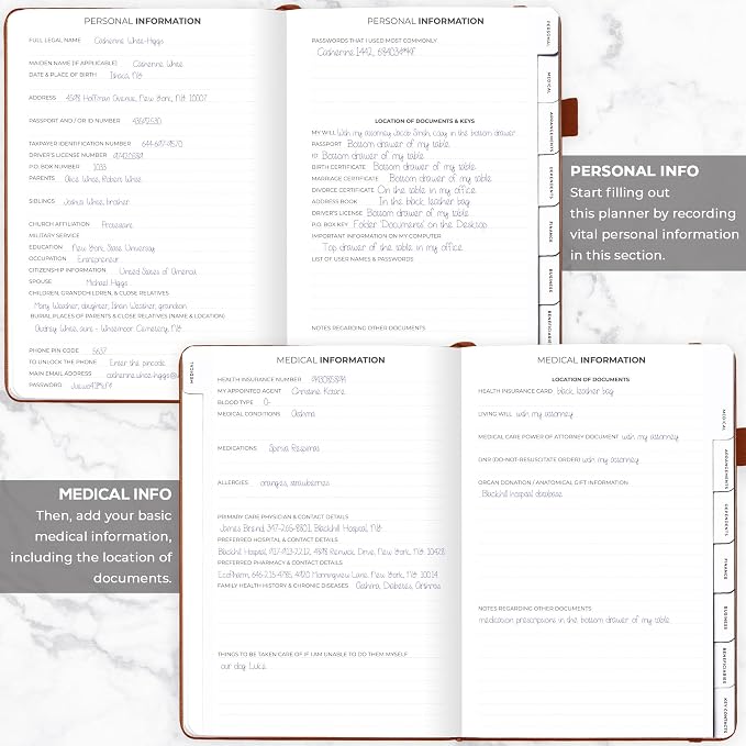 Clever Fox End of Life Planner – Final Arrangements Organizer - Image 3