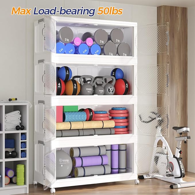 720QT Extra Large Stackable Storage Bins - Image 8