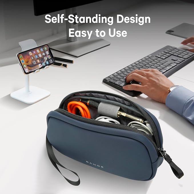 BANGE Cable Organizer Travel Case, Tech Pouch - Image 9