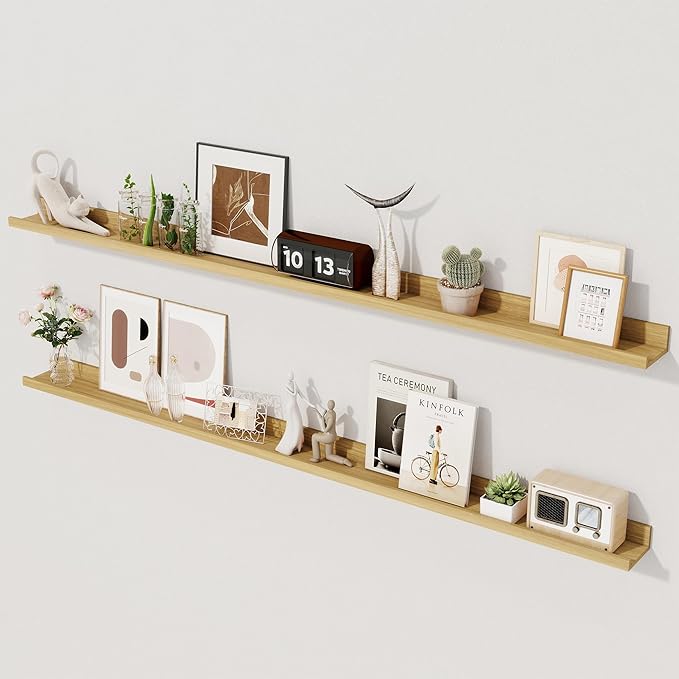 Axeman Oak Floating Shelves by Axeman