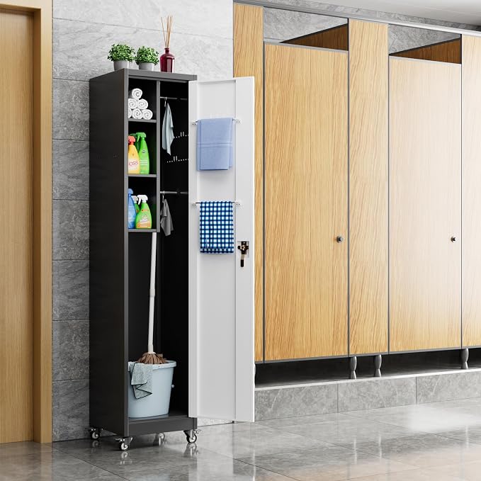 Aobabo 72" H Storage Cabinet - Image 9