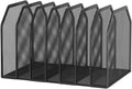 Metal 7-Section File Folder Organizer by Unknown