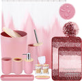 iMucci Bathroom Accessories Pink Bathroom Sets by DancingaColorfulLifeinSpiritualWorld