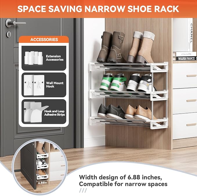 3 Tier for Wall Mounted Shoe Rack - Image 4