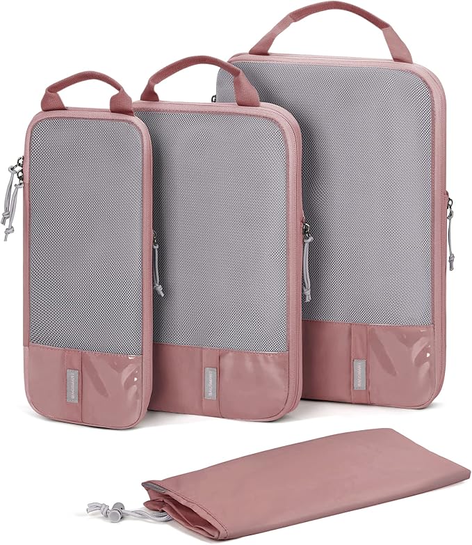 BAGSMART 6 Set /4 Set/2 Set Compression Packing Cubes by BAGSMART