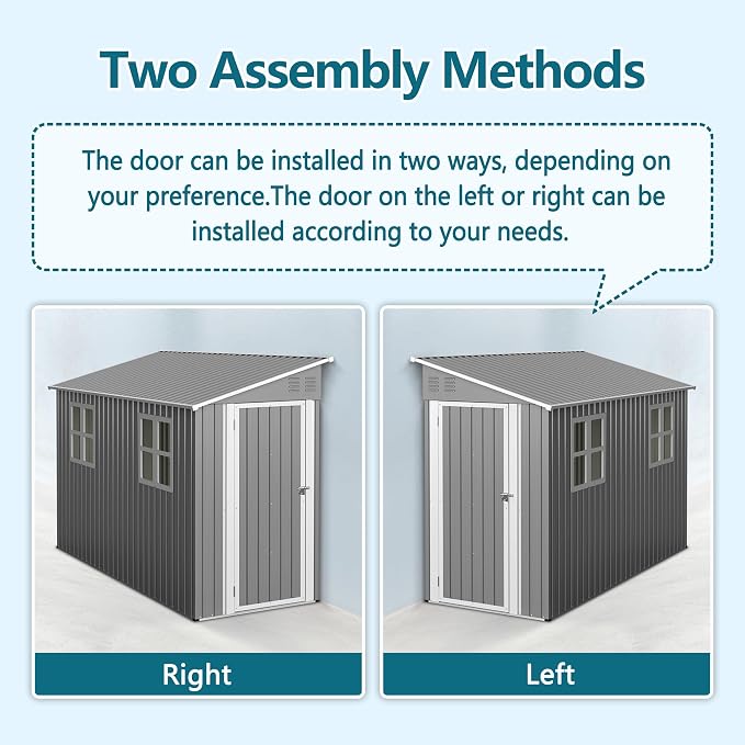 4' x 10' Outdoor Storage Shed - Image 3