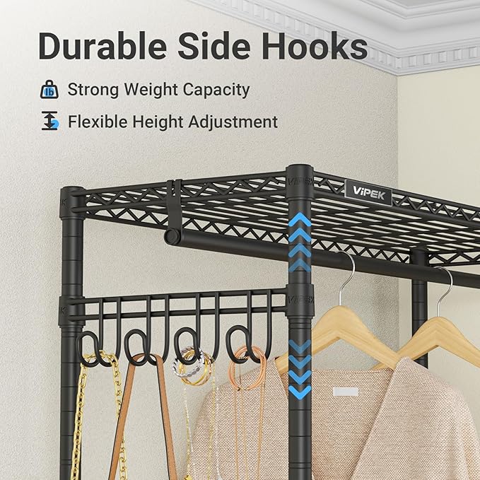 VIPEK R3 Plus Rolling Clothes Rack - Image 4