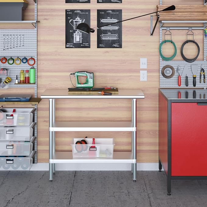 AmGood Stainless Steel Work Table - Image 7