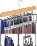 TOPIA HANGER 20 Hooks Belt Tie Hanger Space Saving by TOPIAHANGER