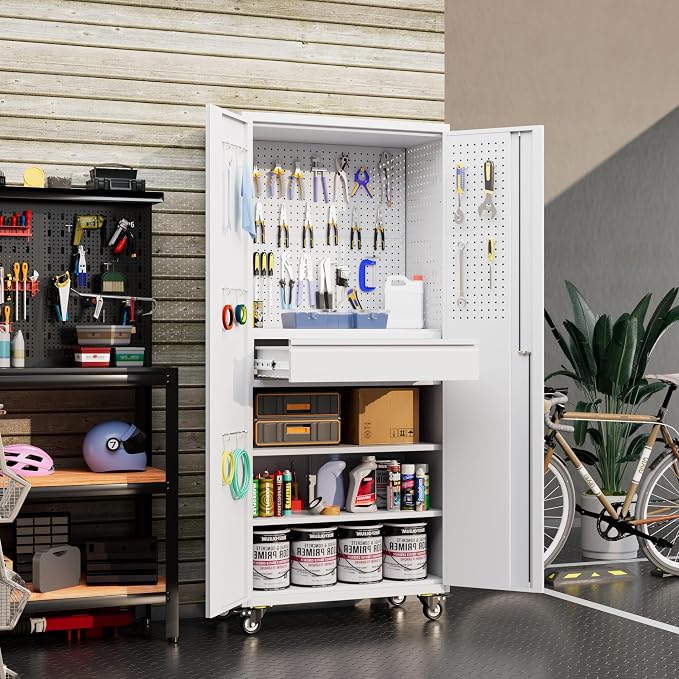 SUXXAN 71" Metal Garage Storage Cabinet - Image 2