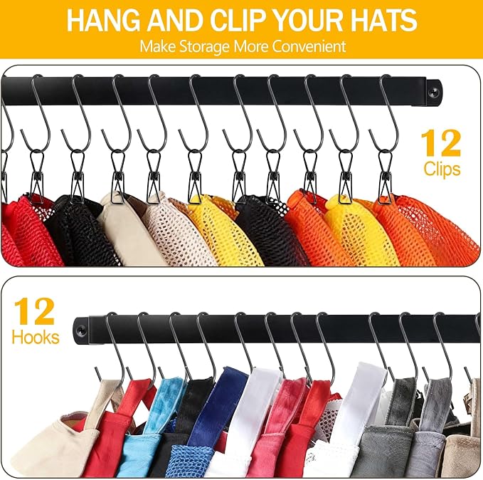 Hat Organizer Closet Organization Wall: 17 Inch Hat Holder - Image 6