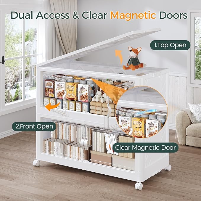 900QT Extra Large Stackable Storage Bins - Image 3