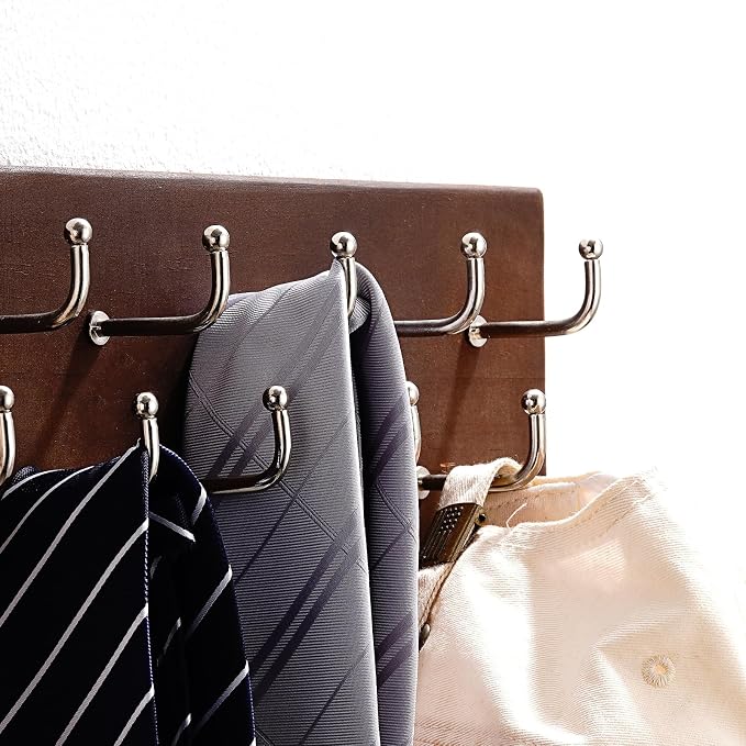 Treehouse Belt Organizer Rack, Holds Over 28 Large Belts, Sturdy Metal & Sturdy - Image 3