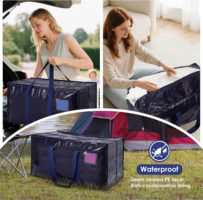 6 Pack Extra Large Heavy Duty Moving Bags - Image 9