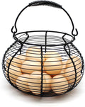 CVHOMEDECO. Elegant Wire Egg Basket by CVHOMEDECO