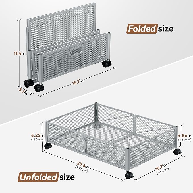PHINOX Under Bed Storage, Under the Bed Storage Containers - Image 2