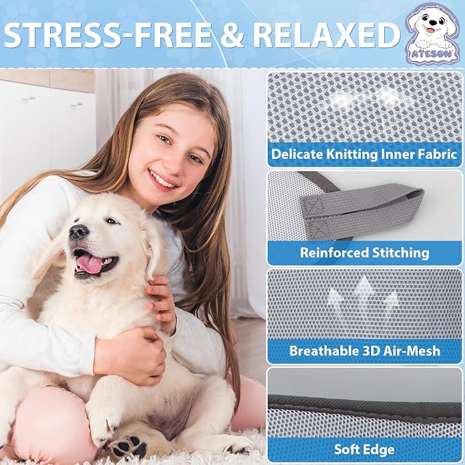 Pet Grooming Hammock Harness for Small Dogs & Cats Nail Trimming, Dog Sling for - Image 2