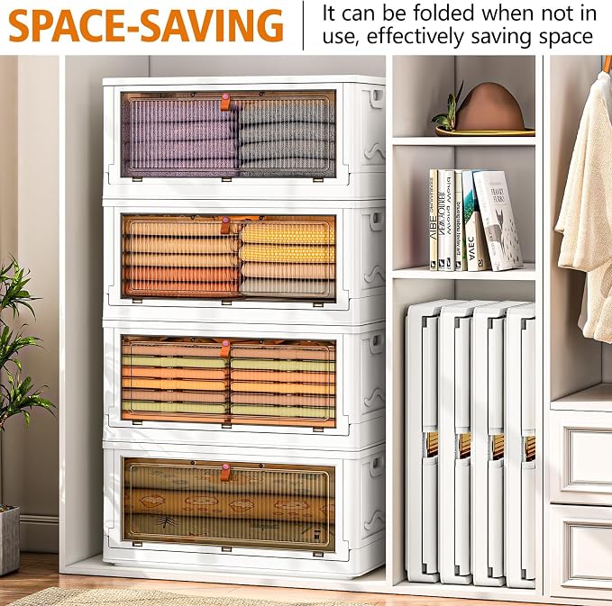 4 Tier Storage Bins with Lids 102QT - Image 7
