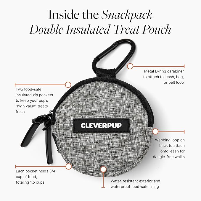 Snackpack Double Insulated Dog Treat Pouch - Image 6