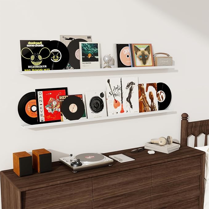 Axeman White Floating Shelves - Image 2