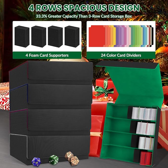AOBOPLE Trading Card Storage Box, 3200+ Card Box Storage - Image 6