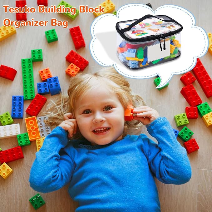 6 Pack Clear Toy Storage Bag - Image 9