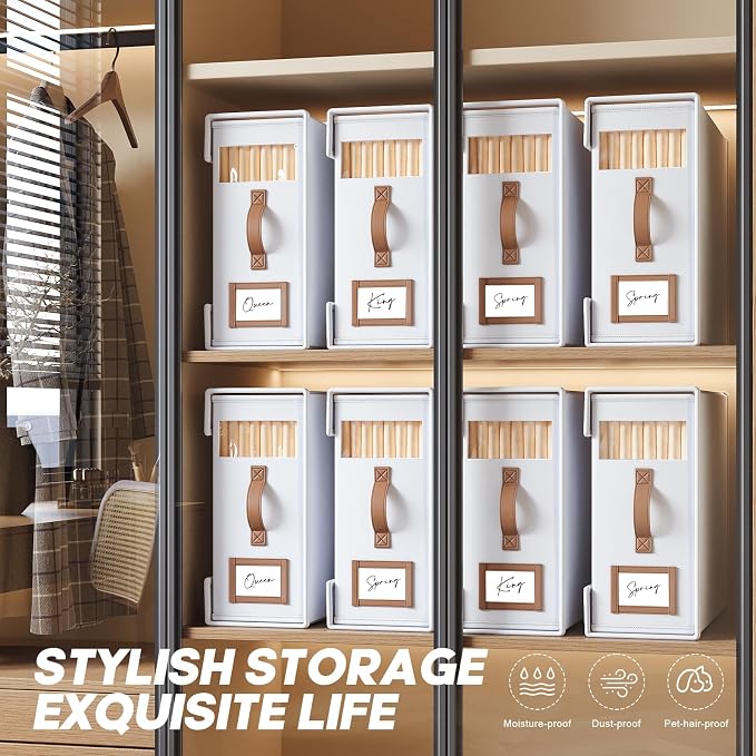 6 Pack Bed Sheet Organizers And Storage - Image 5