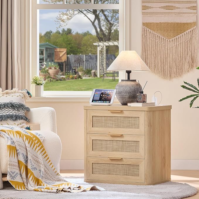 LEYAOYAO Rattan Night Stand - Image 9
