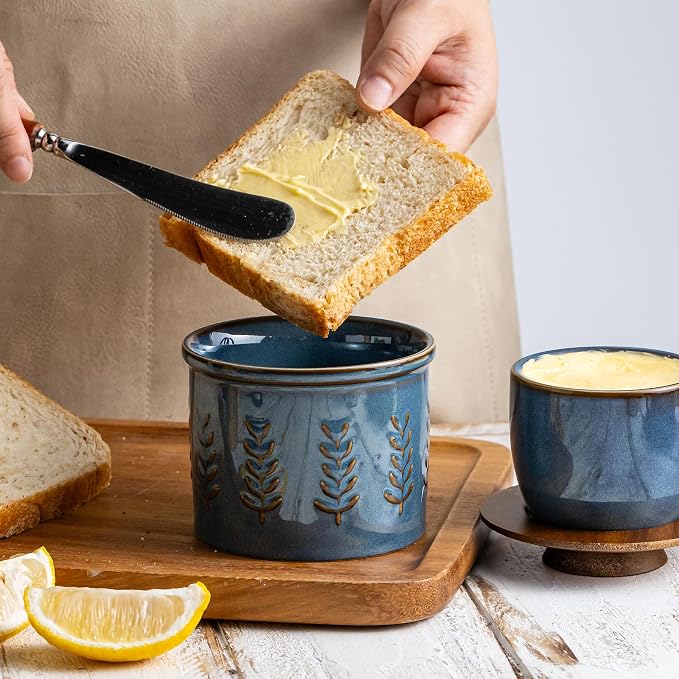 Ceramic Butter Dish with Lid, Butter Crock - Image 6