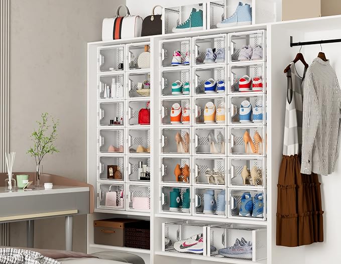 Shoe Storage, 12 Pack X-Large Shoe Organizer - Image 7