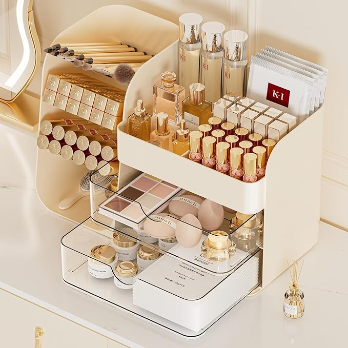 Makeup Organizer with Drawers, Large Capacity Countertop Organizer - Image 5