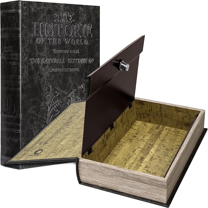 Barska Large Antique Book Lock Box by Barska
