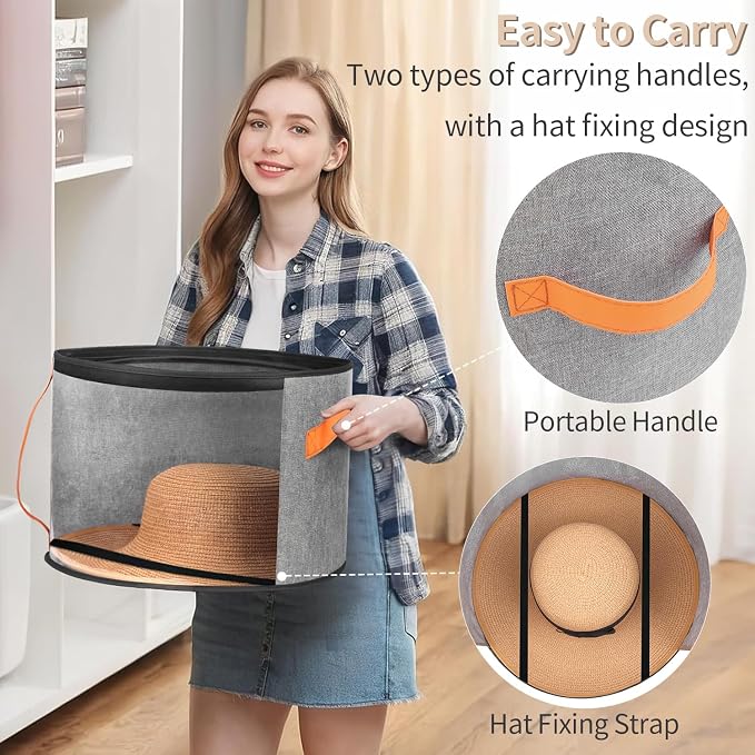Oversized Clear Hat Storage Box - Image 6