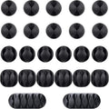 BEADNOVA Cable Clips Cord Organizer Cable Management Wire Cord Holder 24 Pcs by BEADNOVA
