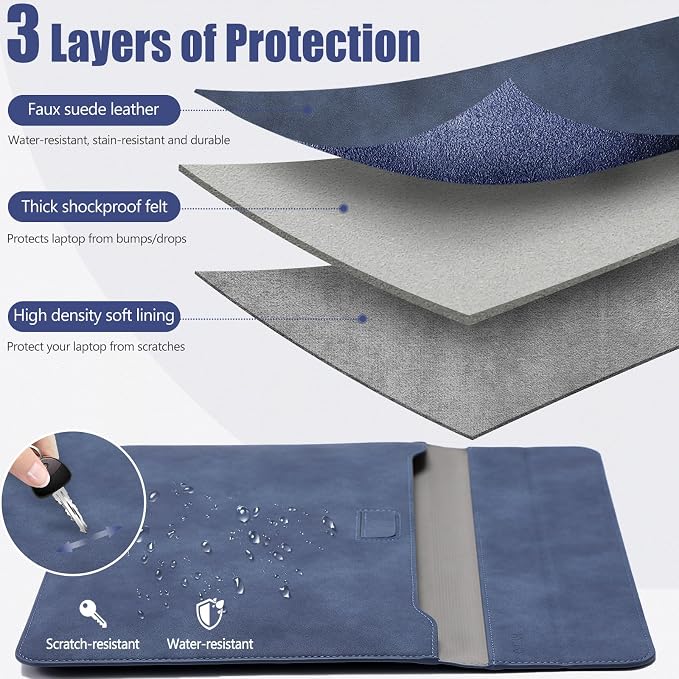 HYZUO 15-16 Inch Laptop Sleeve Case - Image 3