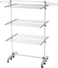 idee BDP-V23 Foldable Rolling 3-Tier Clothes Laundry Drying Rack by IDEE