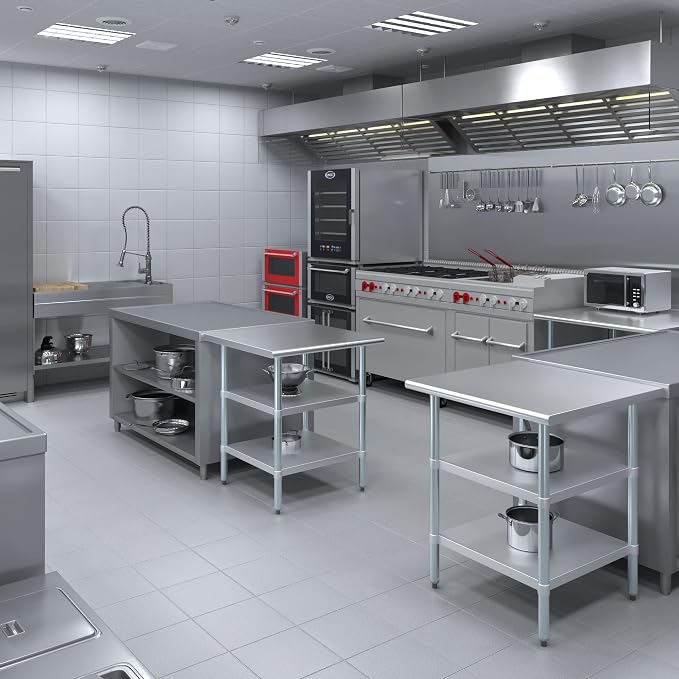 AmGood Stainless Steel Work Table - Image 5