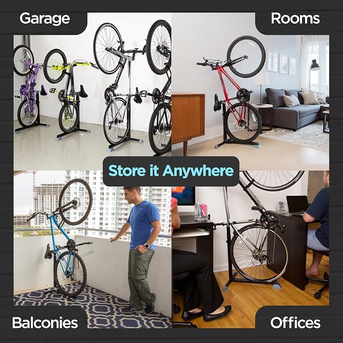Bike Nook Bike Stand & Vertical Storage Rack The Original Vertical Bicycle - Image 6