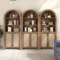 Yechen Arched Bookcase, 70.5" Tall Bookcase by Yechen