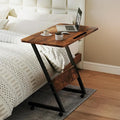 Overbed Bedside Table with Wheels, Small Desk Portable Rolling, Overbed Table by Funecy