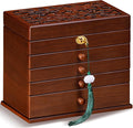 Vintage Wooden Jewelry Box by Artisticboxjewelrybox